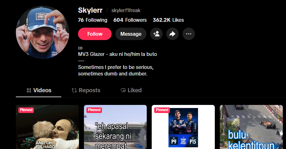 Tiktok F1 Memes